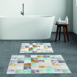 Mijölnir Juego de alfombrillas de baño Kt411 Multicolor